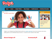 Tablet Screenshot of dodgessouthernstyle.com